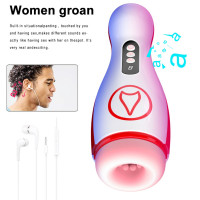 Автоматичний мастурбатор Masturbation Cup , 7 Suction Power, 7 Vibration Setting — Переглянути зображення 6