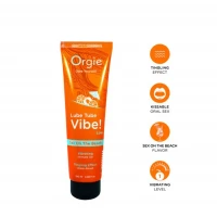 Лубрикант з ефектом вібрації Orgie Lube Tube Vibe! Low Sex On The Beach, секс на пляжі, 100 мл — Переглянути зображення 3