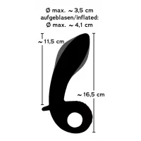 Вібратор для точки G You2Toys Inflatable Vibrator Petit, синій — Просмотреть изображение 4