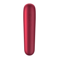 Вакуумний стимулятор клітора для жінок Satisfyer Dual Love, бордовий — Переглянути зображення 4