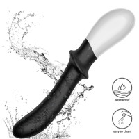Вібромасажер точки G B - Series Fox Silicone G-spot Massager, з нагріванням, чорний — Просмотреть изображение 3