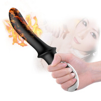 Вібромасажер точки G B - Series Fox Silicone G-spot Massager, з нагріванням, чорний — Просмотреть изображение 5