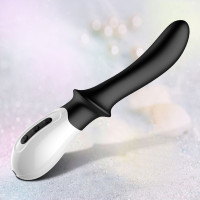 Вібромасажер точки G B - Series Fox Silicone G-spot Massager, з нагріванням, чорний — Просмотреть изображение 9