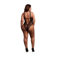 Еротичний боді  Bodysuit with Adjustable Sliders Plus Size — Просмотреть изображение 5