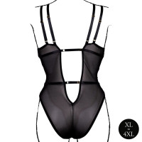 Еротичний боді  Bodysuit with Adjustable Sliders Plus Size — Просмотреть изображение 6