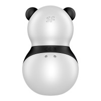 Вакуумний стимулятор клітора для жінок з вібрацією Satisfyer Pocket Panda, чорно-білий — Просмотреть изображение 3