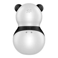 Вакуумний стимулятор клітора для жінок з вібрацією Satisfyer Pocket Panda, чорно-білий — Просмотреть изображение 3