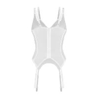 Корсет Arrowel White, білий, S/M — Переглянути зображення 3