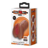 Мастурбатор вагіна CRAZY BULL - Caroline, Double holes TPR — Просмотреть изображение 11