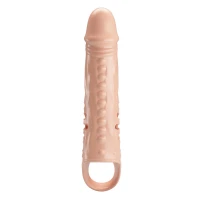 Насадка  на пеніс PRETTY LOVE PENIS SLEEVE, TPE,3 removeable 1 inch extenders — Просмотреть изображение 6