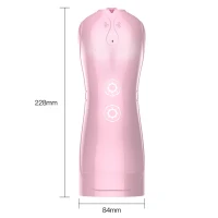 Мастурбатор B - Series Fox Vibrating and Flashing Masturbation Cup, рожевий — Переглянути зображення 2