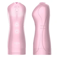 Мастурбатор B - Series Fox Vibrating and Flashing Masturbation Cup, рожевий — Переглянути зображення 5