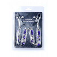 Затискачі для сосків Fetish Nipple Clamps No. 2, червоно-чорні