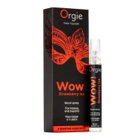 Спрей для орального сексу ORGIE WOW BUCAL SPRAY STRAWBERRY ICE ПОЛУНИЦЯ, 10 МЛ — Переглянути зображення 3