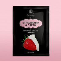 Лубрикант Strawberry & Cream Hot Effect, 10 мл
