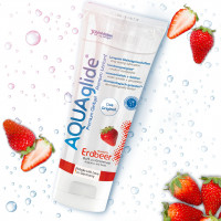 Лубрикант AQUAglide Strawberry, 100ml — Просмотреть изображение 5