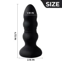 Анальна вібро пробка Lighting anal plug — Переглянути зображення 3