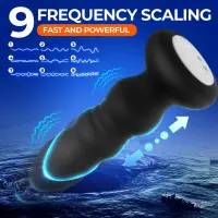 Анальна вібро пробка Lighting anal plug — Переглянути зображення 4