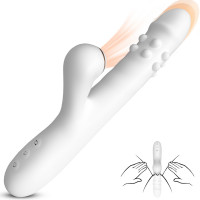 Вібратор для подвійної стимуляціїї Silicone Vibrator 3 rotating functions and 7 licking functions — Просмотреть изображение 6