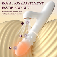 Вібратор для подвійної стимуляціїї Silicone Vibrator 3 rotating functions and 7 licking functions — Просмотреть изображение 7