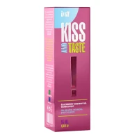 Гель для масажу із зігріваючим ефектом Intt Kiss And Taste Blackberry Kissable Gel, ожина, 55 мл — Переглянути зображення 3
