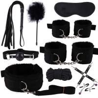 Набір БДСМ іграшок Fetish B-Series BDSM Kit 3.0, чорний — Переглянути зображення 10