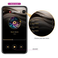 Вібростимулятор PRETTY LOVE - Klay, 10 vibration functions 10 thrusting settings Mobile APP remote c — Просмотреть изображение 6