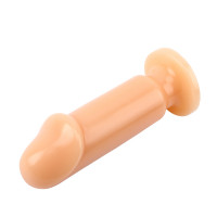 Анальний фалоімітатор Large Slim Dildo, тілесний