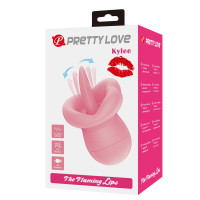 Вібростимулятор PRETTY LOVE - Kylee, 10 licking settings, TPR