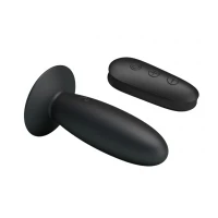 Анальна пробка з вібрацією MR Play Super Rower Remote Control Vibrating Anal Plug, чорна — Просмотреть изображение 5