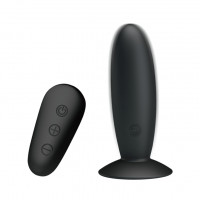 Анальна пробка з вібрацією MR Play Super Rower Remote Control Vibrating Anal Plug, чорна — Просмотреть изображение 6