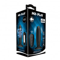 Анальна пробка з вібрацією MR Play Super Rower Remote Control Vibrating Anal Plug, чорна — Просмотреть изображение 9