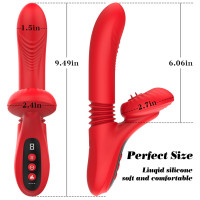 Вібратор для подвійної стимуляціїї Silicone Vibrator 7 Powerful Modes — Переглянути зображення 10