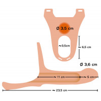 Страпон Silicone Strap-on +5cm medium — Переглянути зображення 7