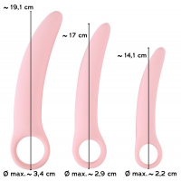 Набір фалоімітаторів Sweet Smile Vaginal Trainers, рожевий — Переглянути зображення 6