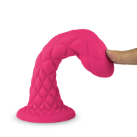 Фалоімітатор Silexd Liquid Silicone Fantasy Dreamy Size 7, рожевий — Переглянути зображення 4
