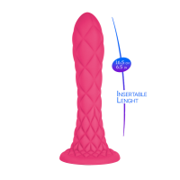 Фалоімітатор Silexd Liquid Silicone Fantasy Dreamy Size 7, рожевий — Переглянути зображення 6