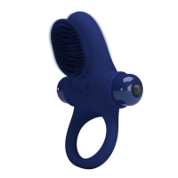 Віброкільце для члена Pretty Love Vibrant Penis Ring II, синє — Просмотреть изображение 5