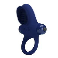 Віброкільце для члена Pretty Love Vibrant Penis Ring II, синє — Переглянути зображення 5