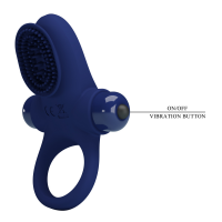 Віброкільце для члена Pretty Love Vibrant Penis Ring II, синє — Просмотреть изображение 7