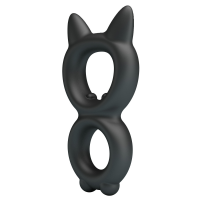 Ерекційне кільце Crazy Bull Super Soft Silicone Toran, чорне — Просмотреть изображение 8