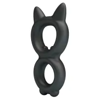 Ерекційне кільце Crazy Bull Super Soft Silicone Toran, чорне — Переглянути зображення 8