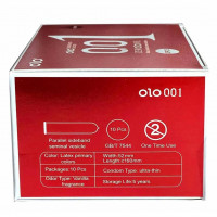 Презервативи Olo 0.01 RED, збуджуючі, з гіалуроновою кислотою, 10 шт — Просмотреть изображение 4