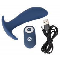 Вібростимулятор простати You2Toys Vibrating Butt Plug, синій