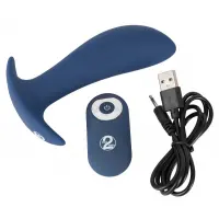 Вібростимулятор простати You2Toys Vibrating Butt Plug, синій — Переглянути зображення 2