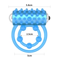 Віброкільце для члена Lumino Play Vibrating Penis Ring, світиться у темряві — Просмотреть изображение 2