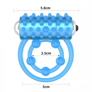 Віброкільце для члена Lumino Play Vibrating Penis Ring, світиться у темряві