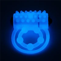 Віброкільце для члена Lumino Play Vibrating Penis Ring, світиться у темряві — Просмотреть изображение 4