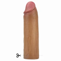 Насадка на пеніс Revolutionary Silicone Nature Extender 1.5, коричнева — Просмотреть изображение 6