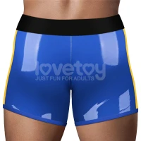 Труси для страпону Chic Strap-On Shorts, сині — Просмотреть изображение 3